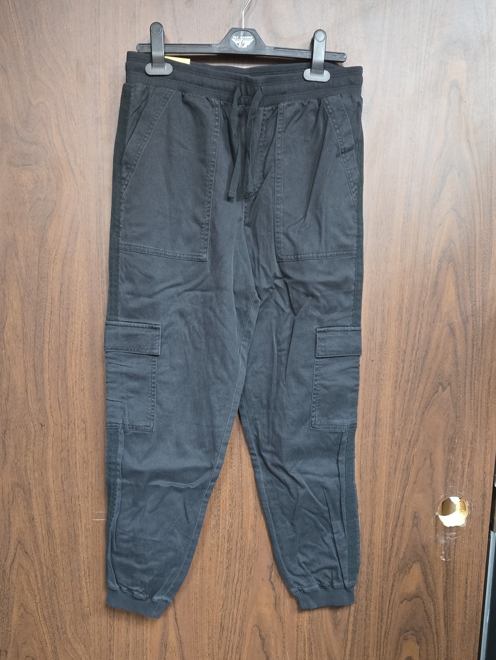 Splendid Size S Faded Black High Waisted Cargo Jogger Pant